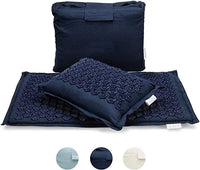 Spike Mat Acupressure Mat, Massage Mat Acupuncture Pillow Set Yoga Mat Needle Relieve Back, Neck and Sciatic Pain, Relax Muscles